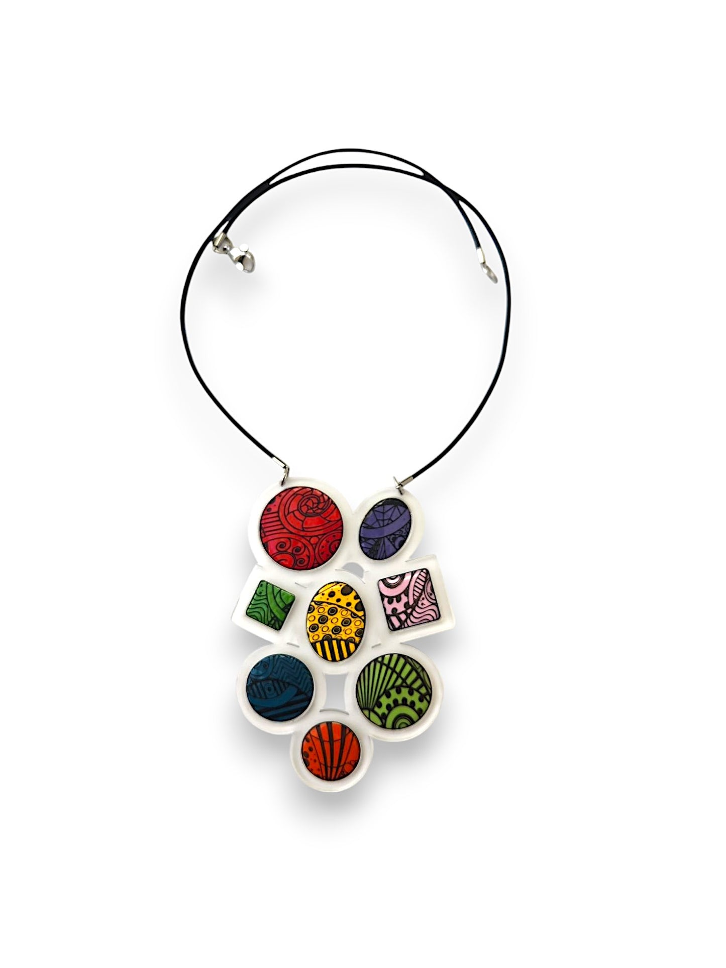 Lucite & Enamel Necklace II