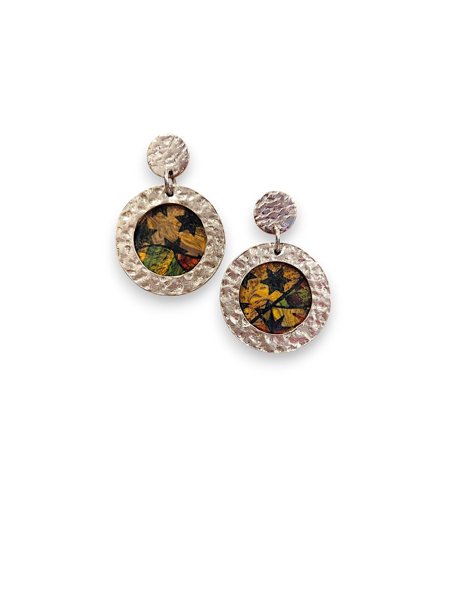 Multi-Color Decal Earrings