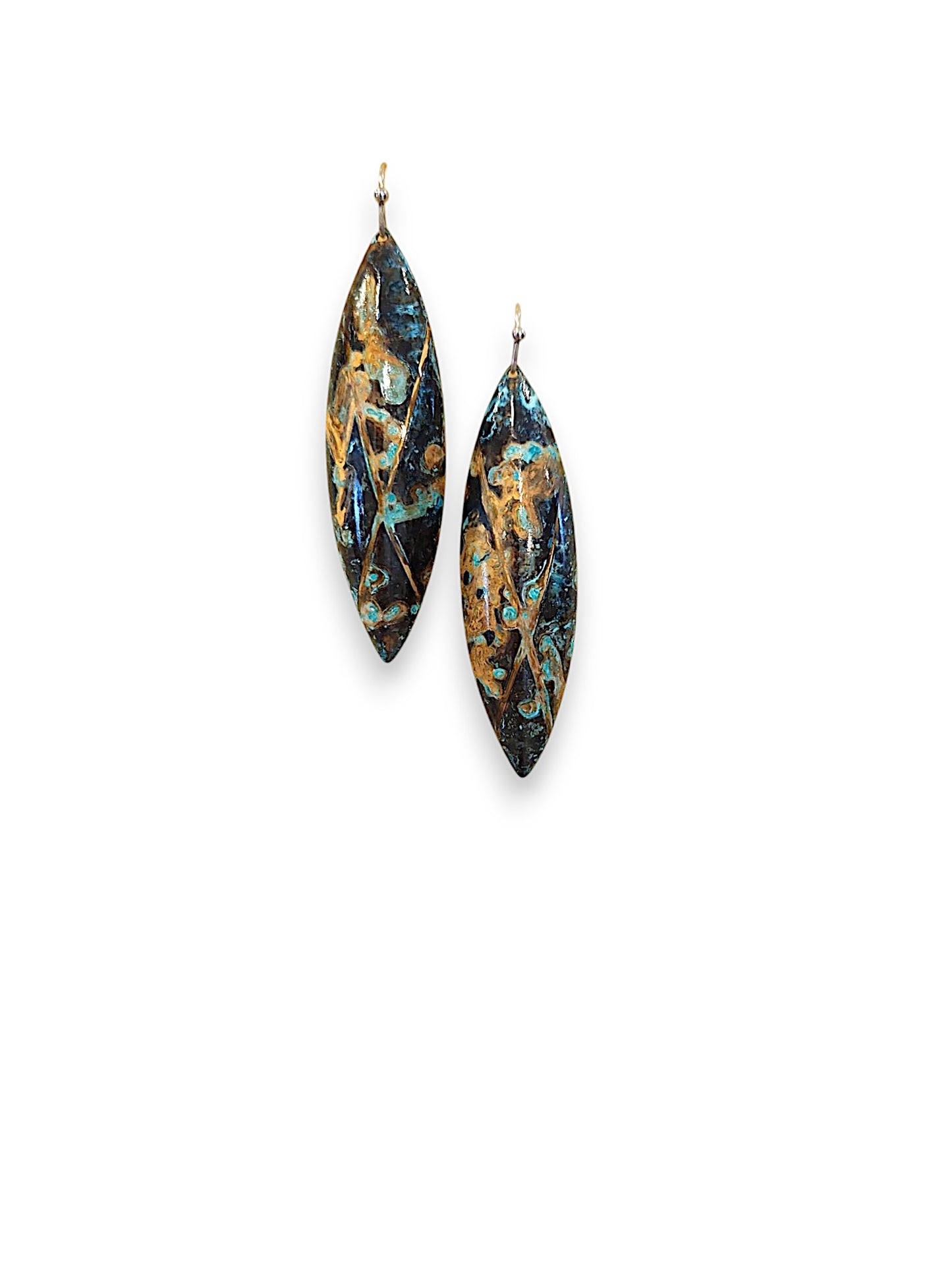 Relics 3D Triangle Earrings