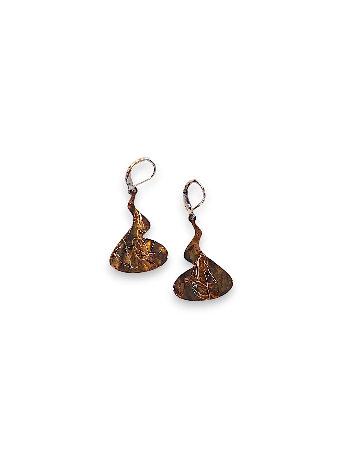 Golden Petite Relics Earrings