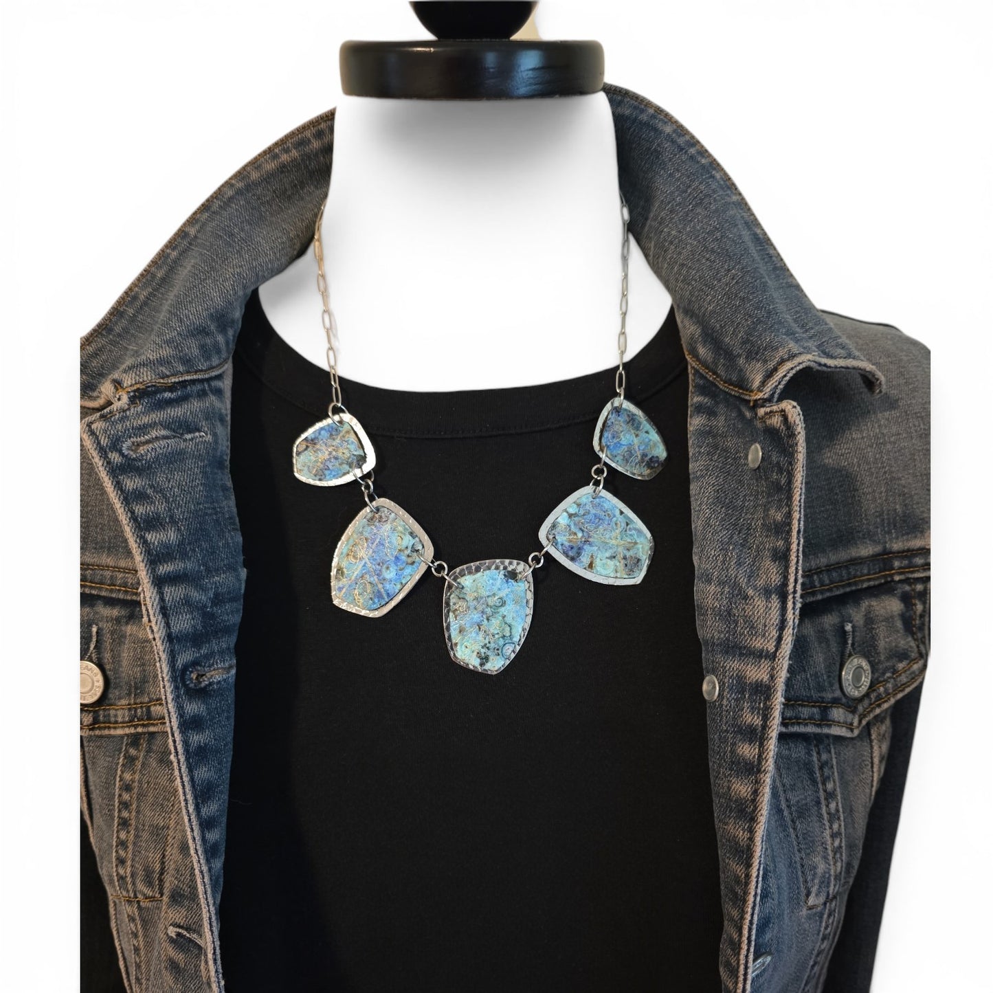 Artifacts - Cerulean Shield Necklace