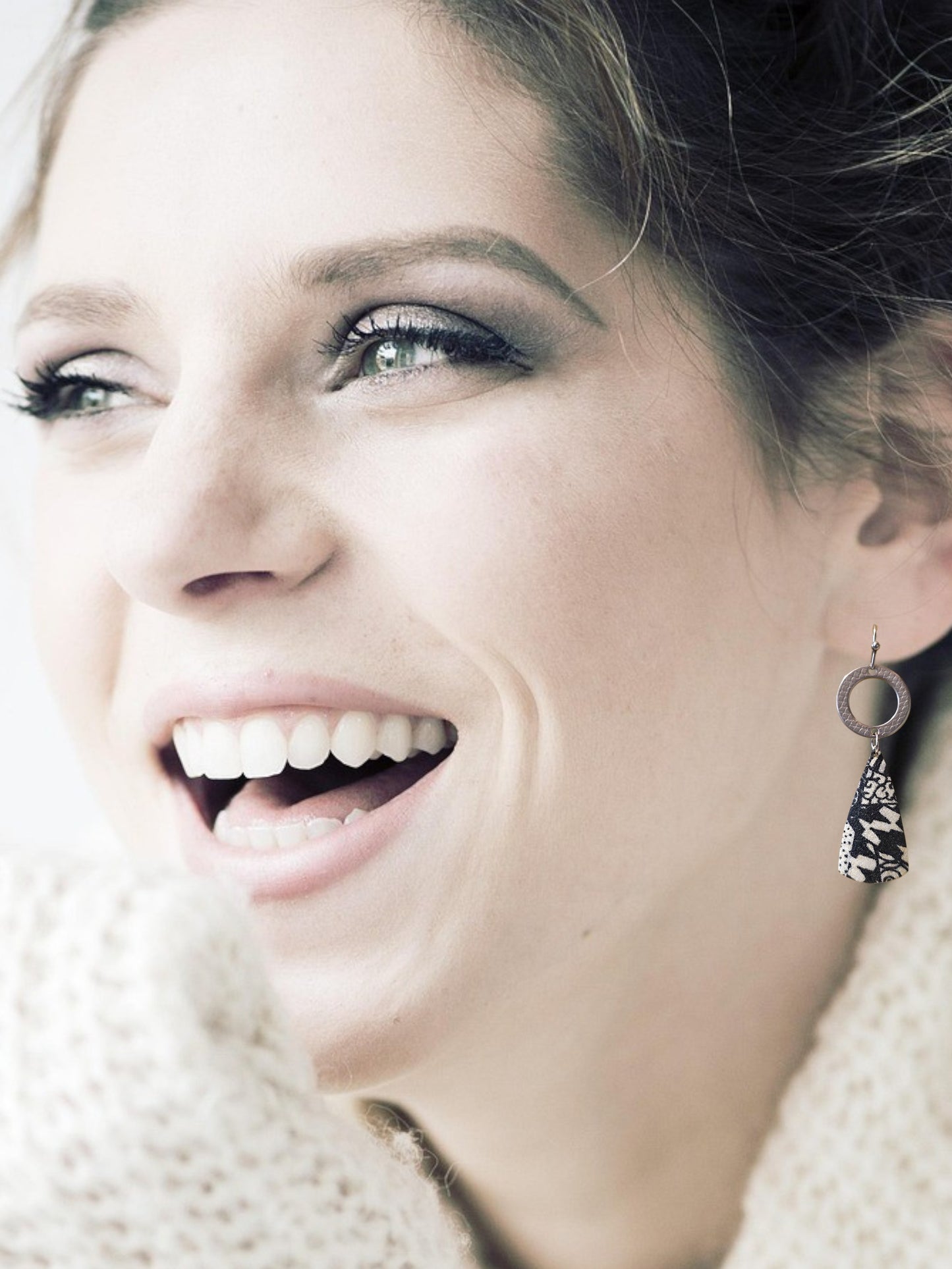 Modern Geometric Drop Earrings