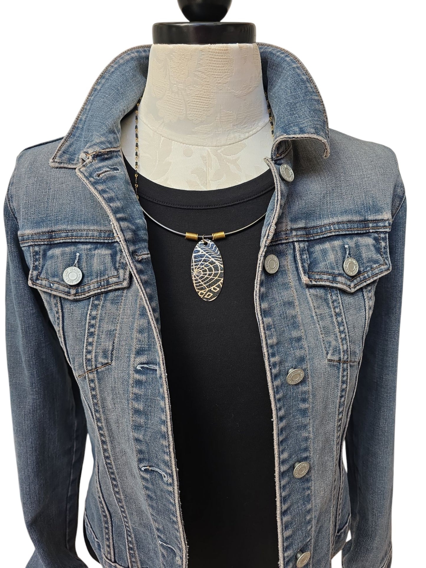 Oval LUXE Bar Necklace