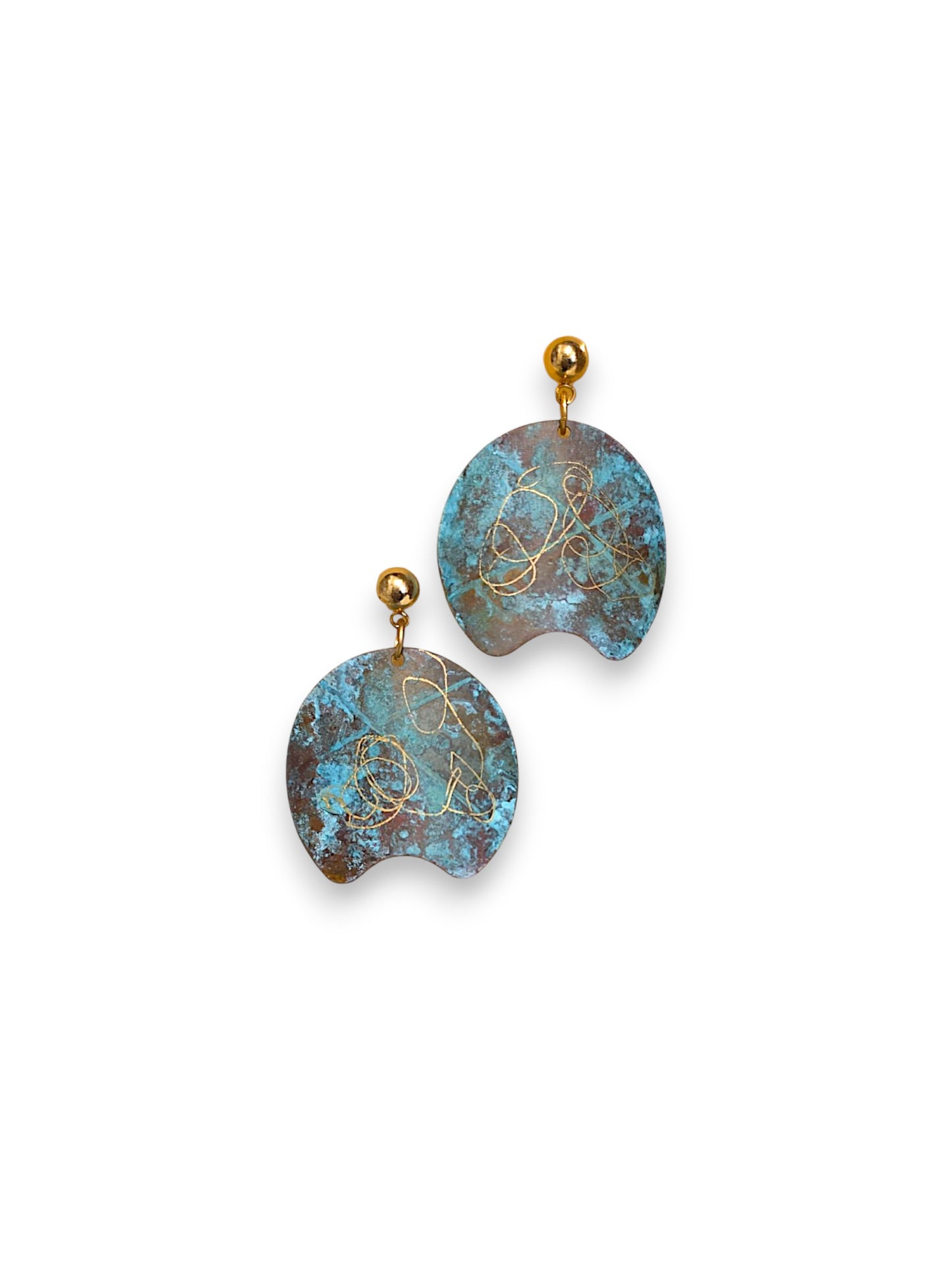 Organic Relic Earrings
