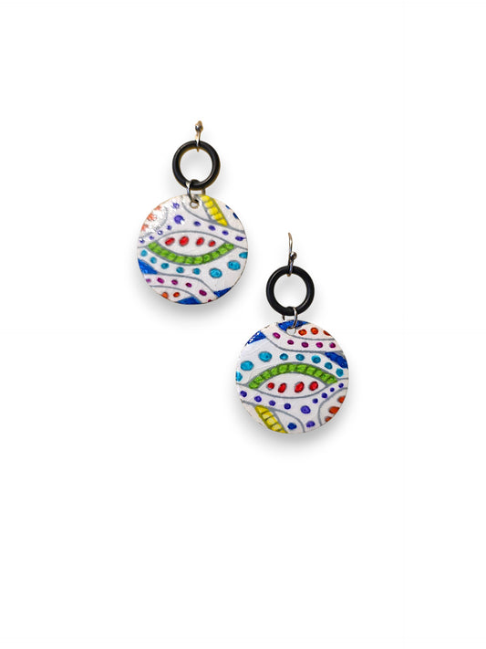 Color Bloom Earrings III
