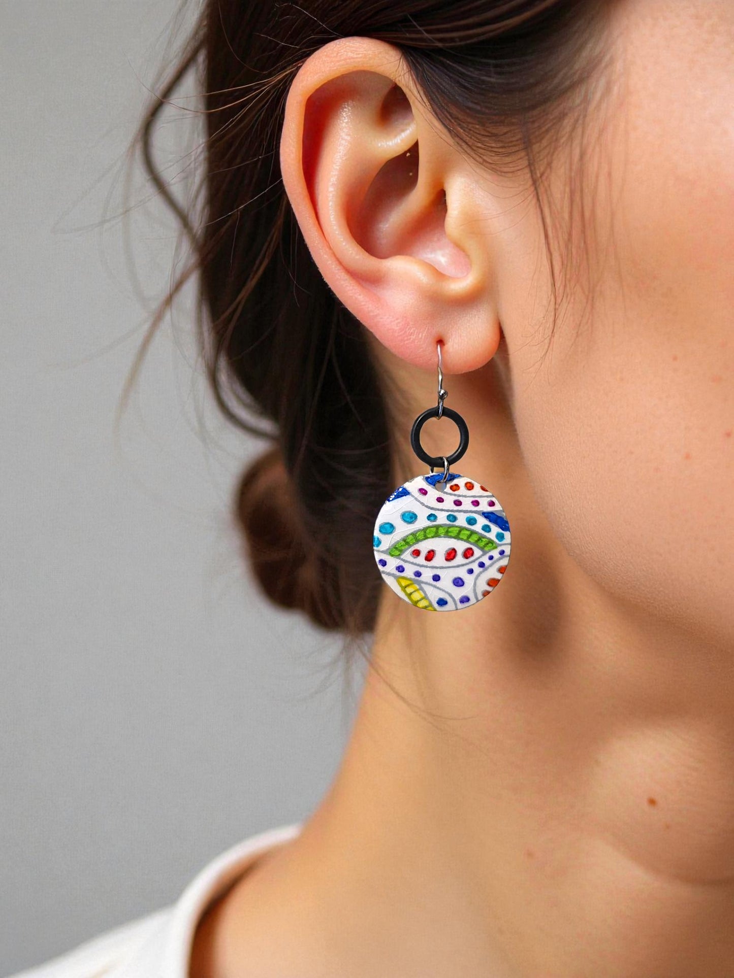 Color Bloom Earrings III