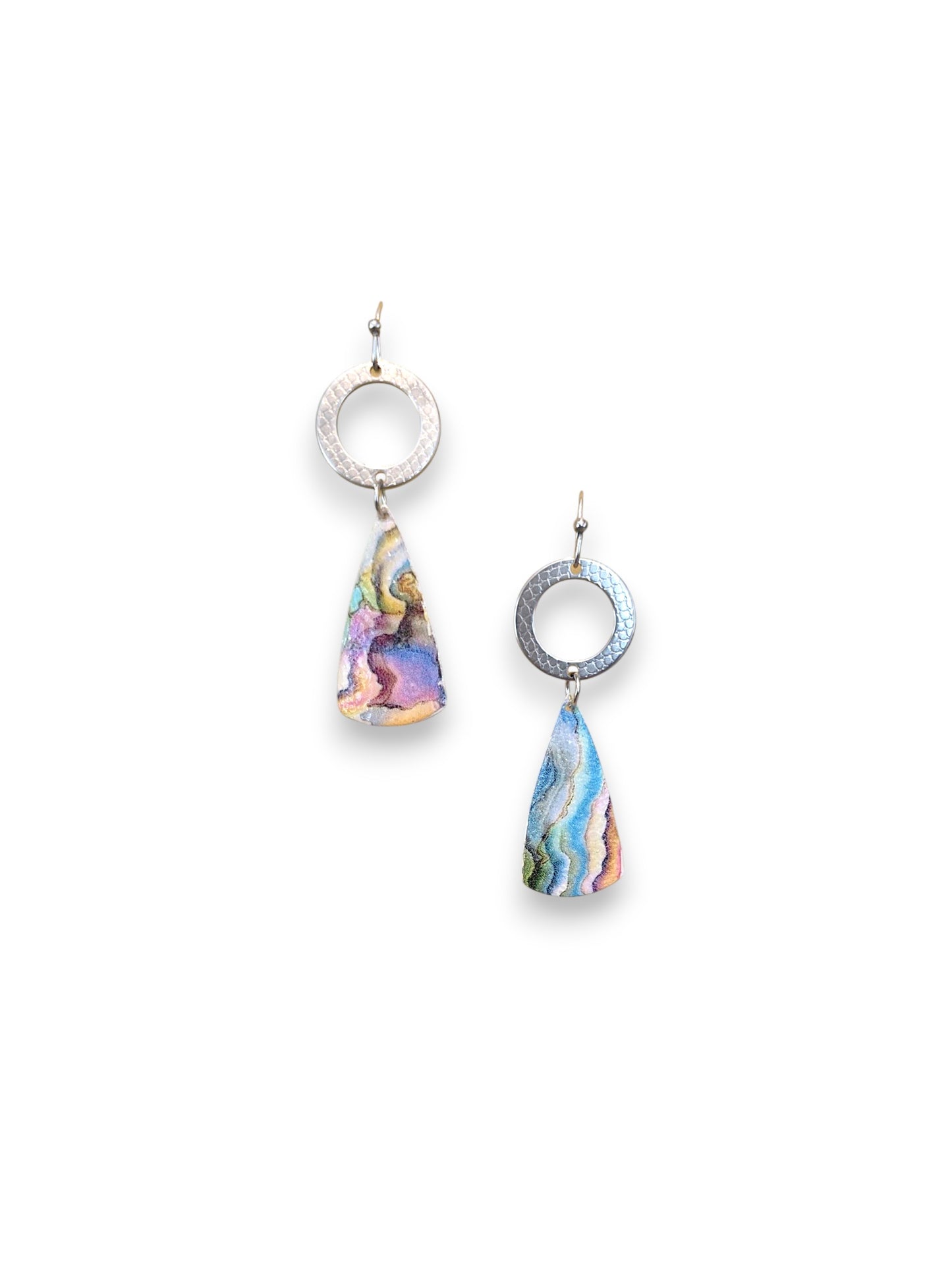 Watercolor Decal Earrings II