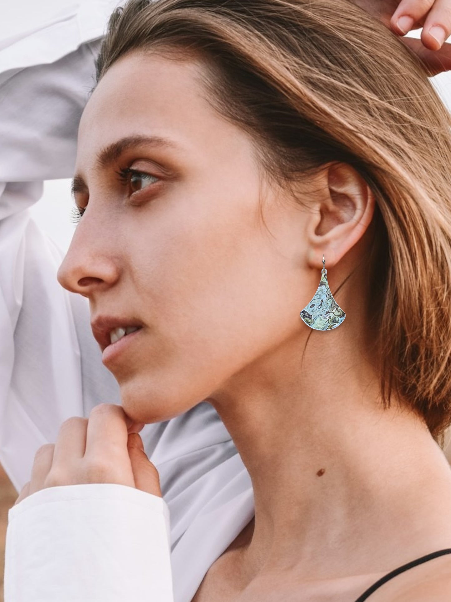 Earth’s Echo Decal Earrings