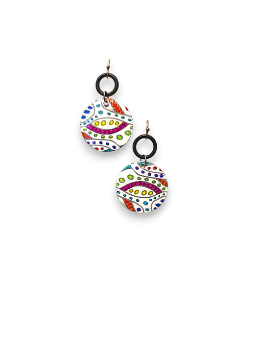 Color Bloom Earrings IV