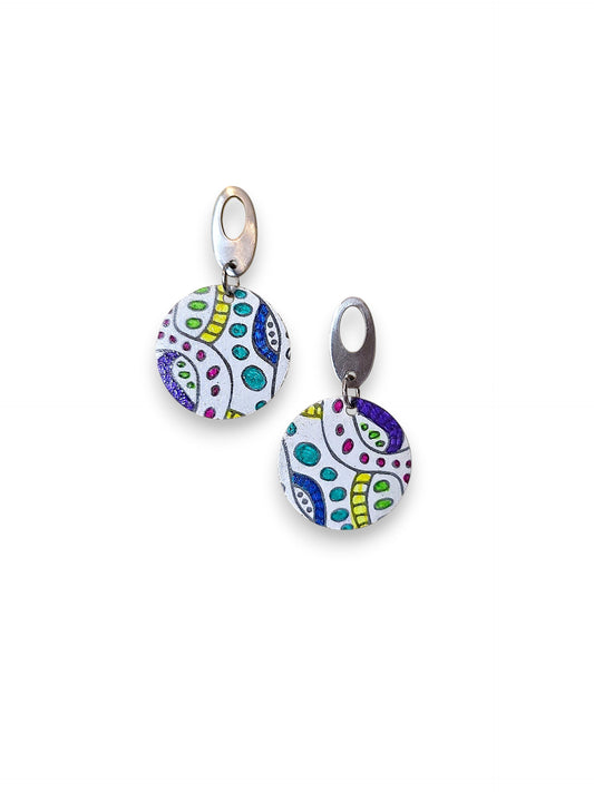 Color Bloom Earrings II