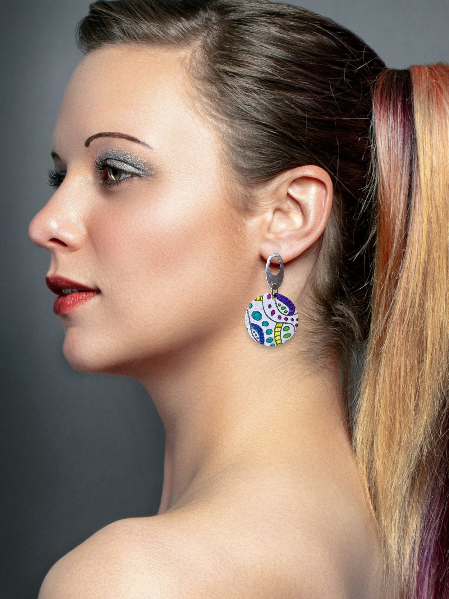 Color Bloom Earrings II