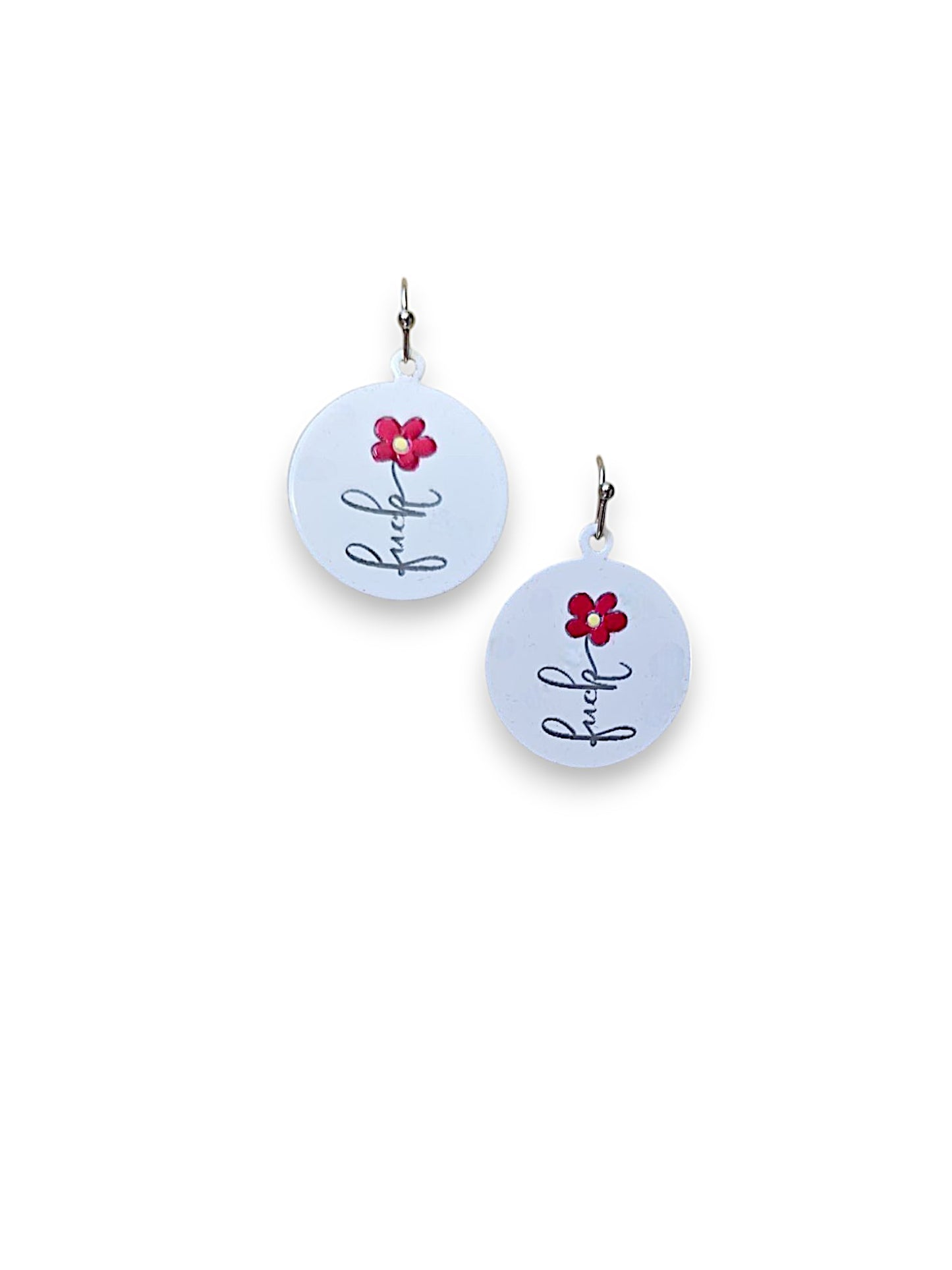 Earrings of the Year - Red Flower!