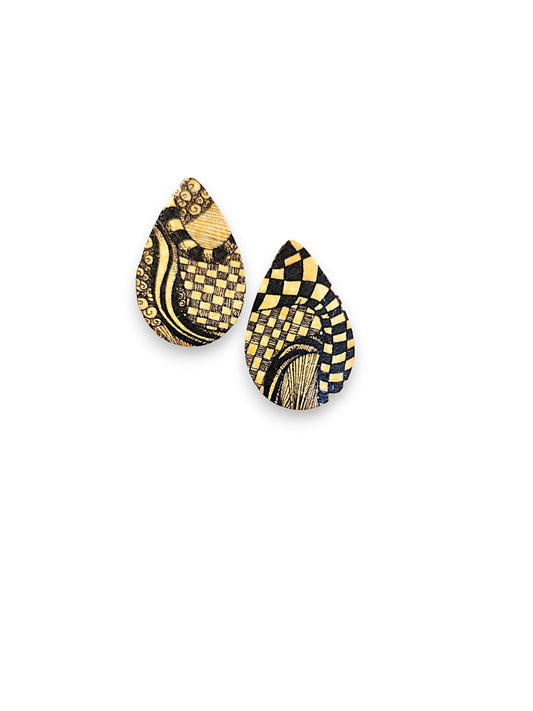 Tea Decal Earrings