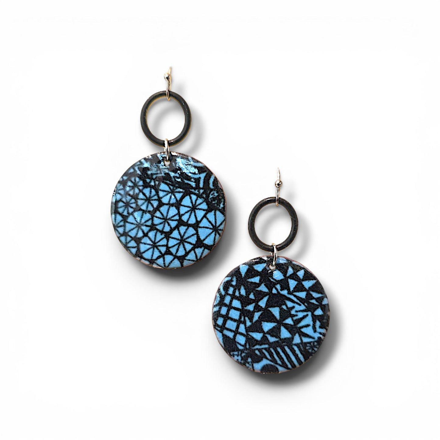 Electric Mosaic Drop Earrings