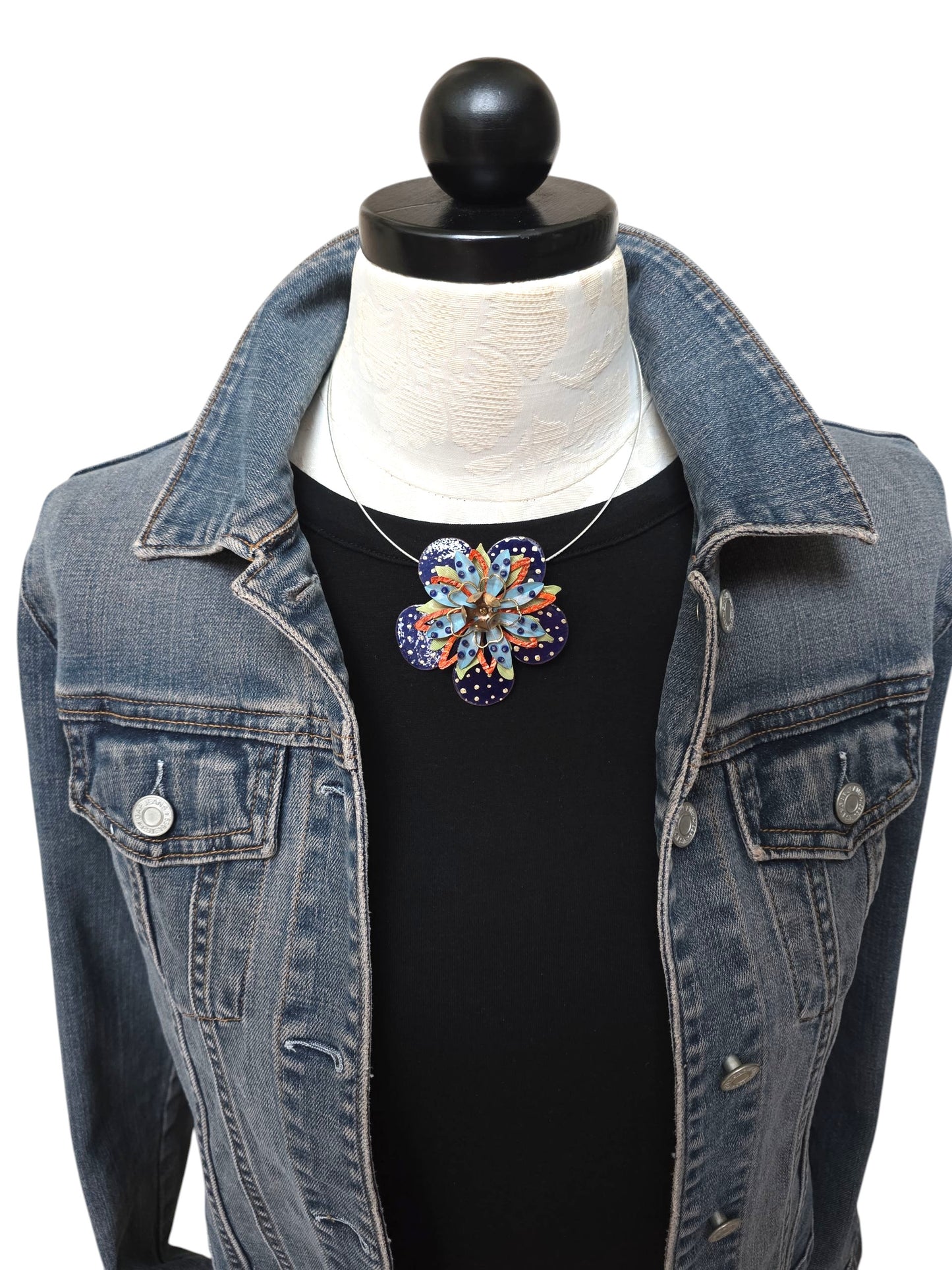 Fleur Polka Dot Necklace