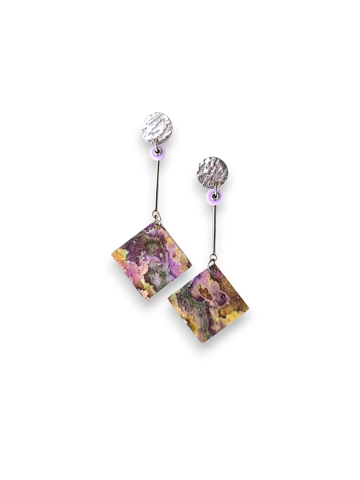Decal Doodle Drop Earrings