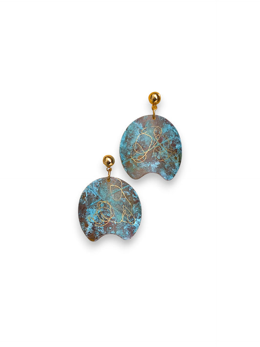 Organic Relic Earrings