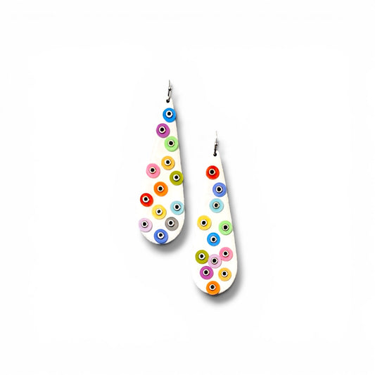 Confetti Teardrop Earrings