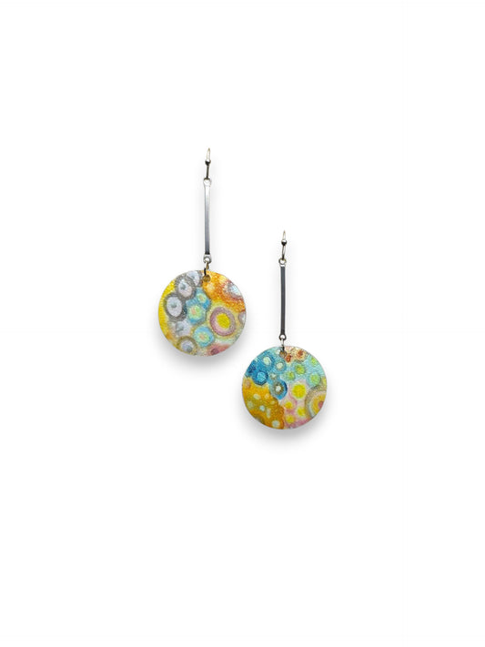 Bubbles Decal Earrings