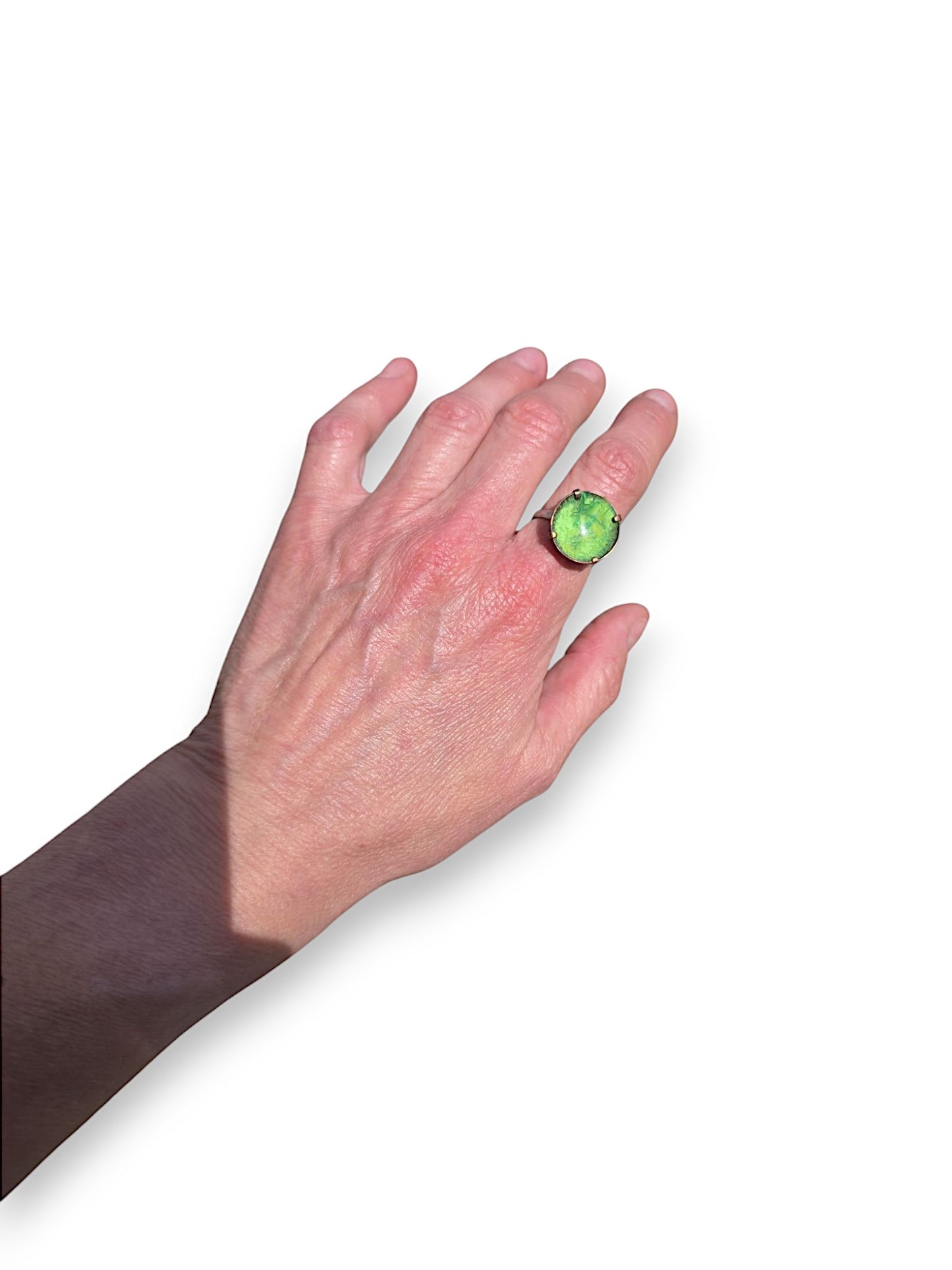 Classic Lime Green Ring