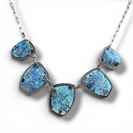 Artifacts - Cerulean Shield Necklace