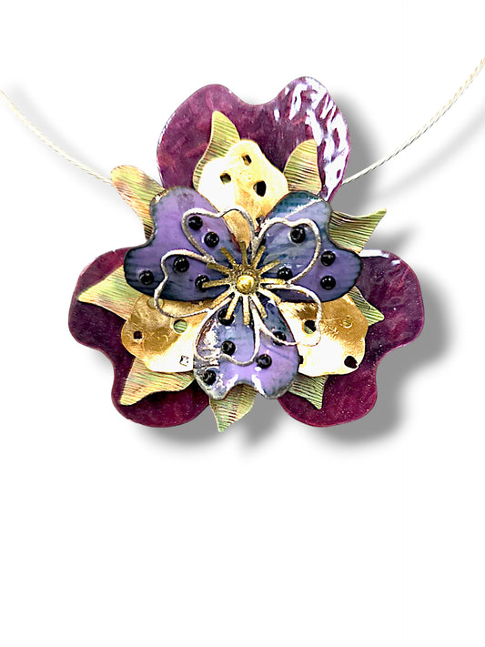 Fleur Purples Necklace