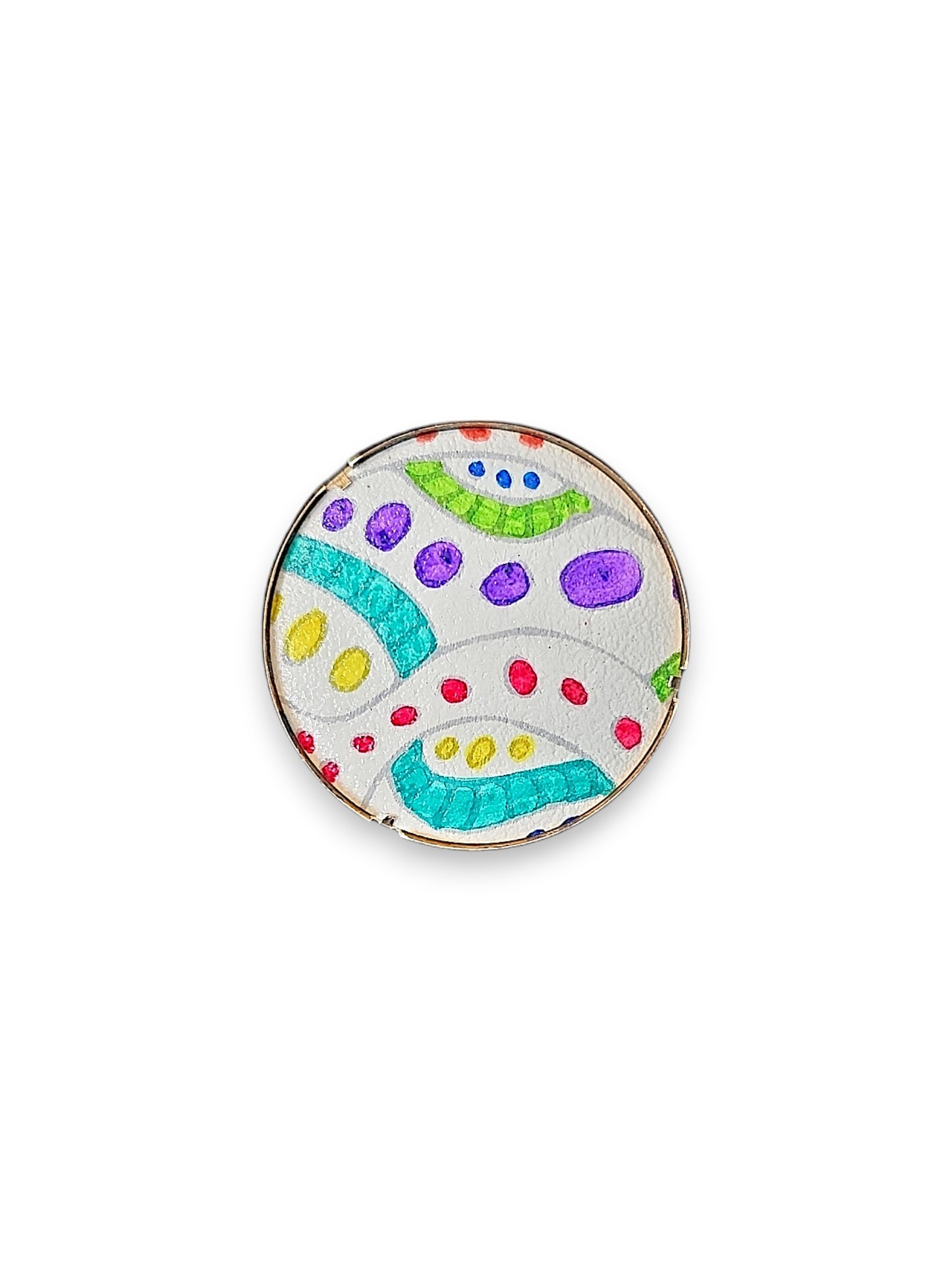 Kaleidoscope Doodles Statement Ring