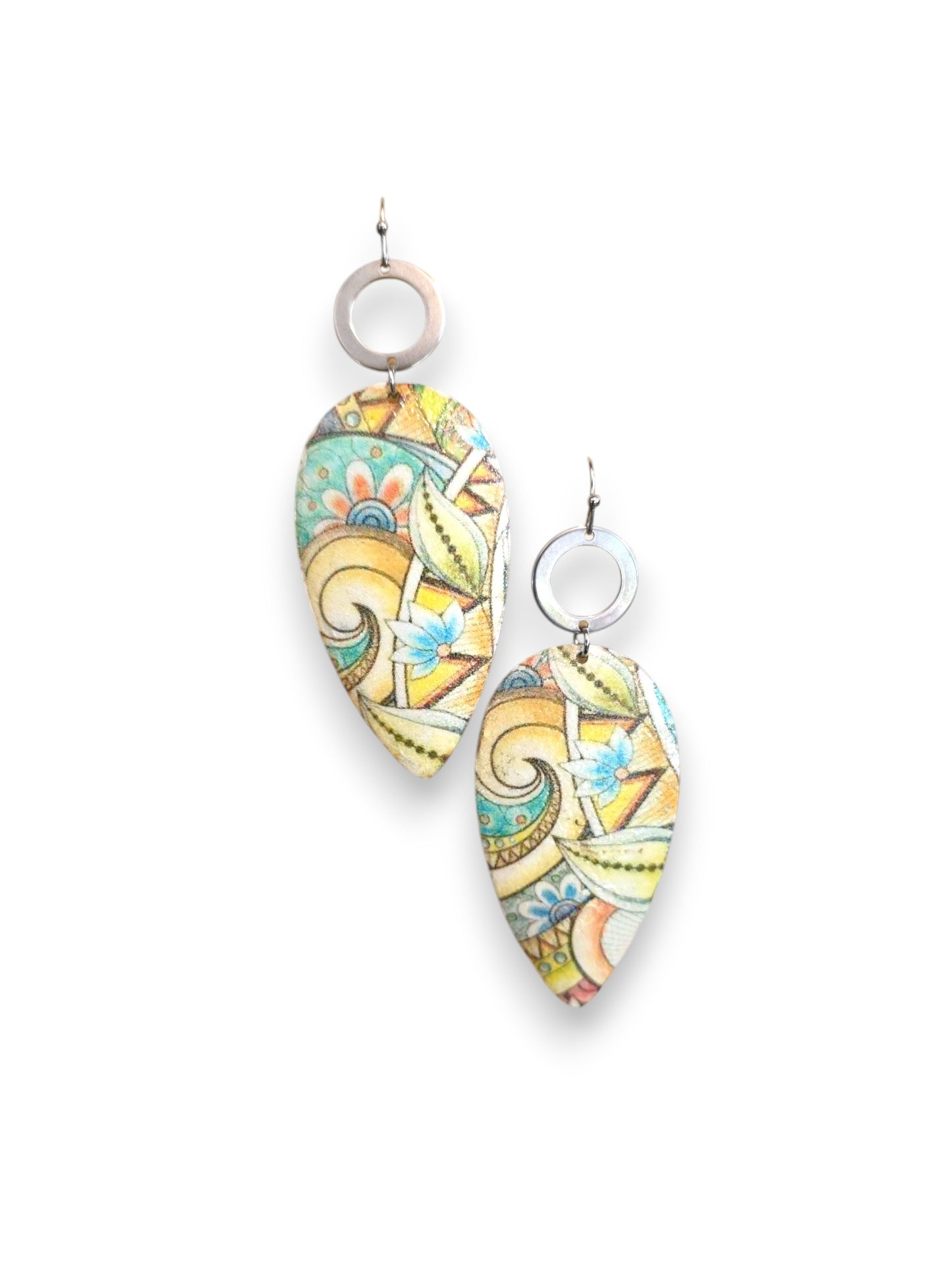 Mandala Dangle Earrings