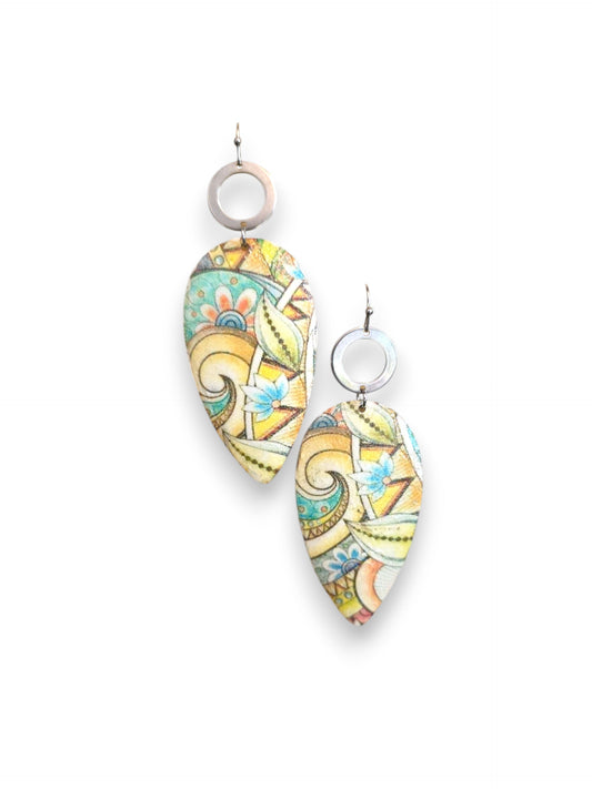 Mandala Dangle Earrings