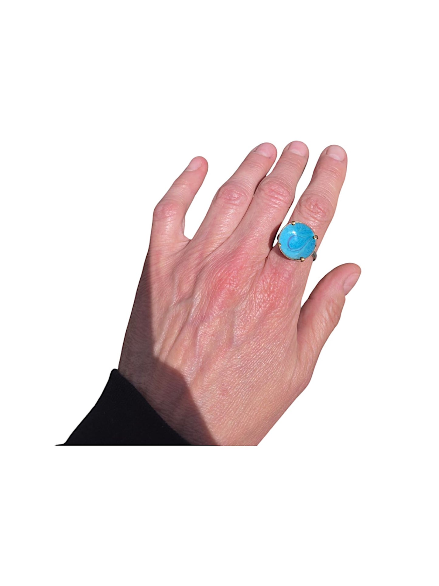 Classic Bright Blue Ring
