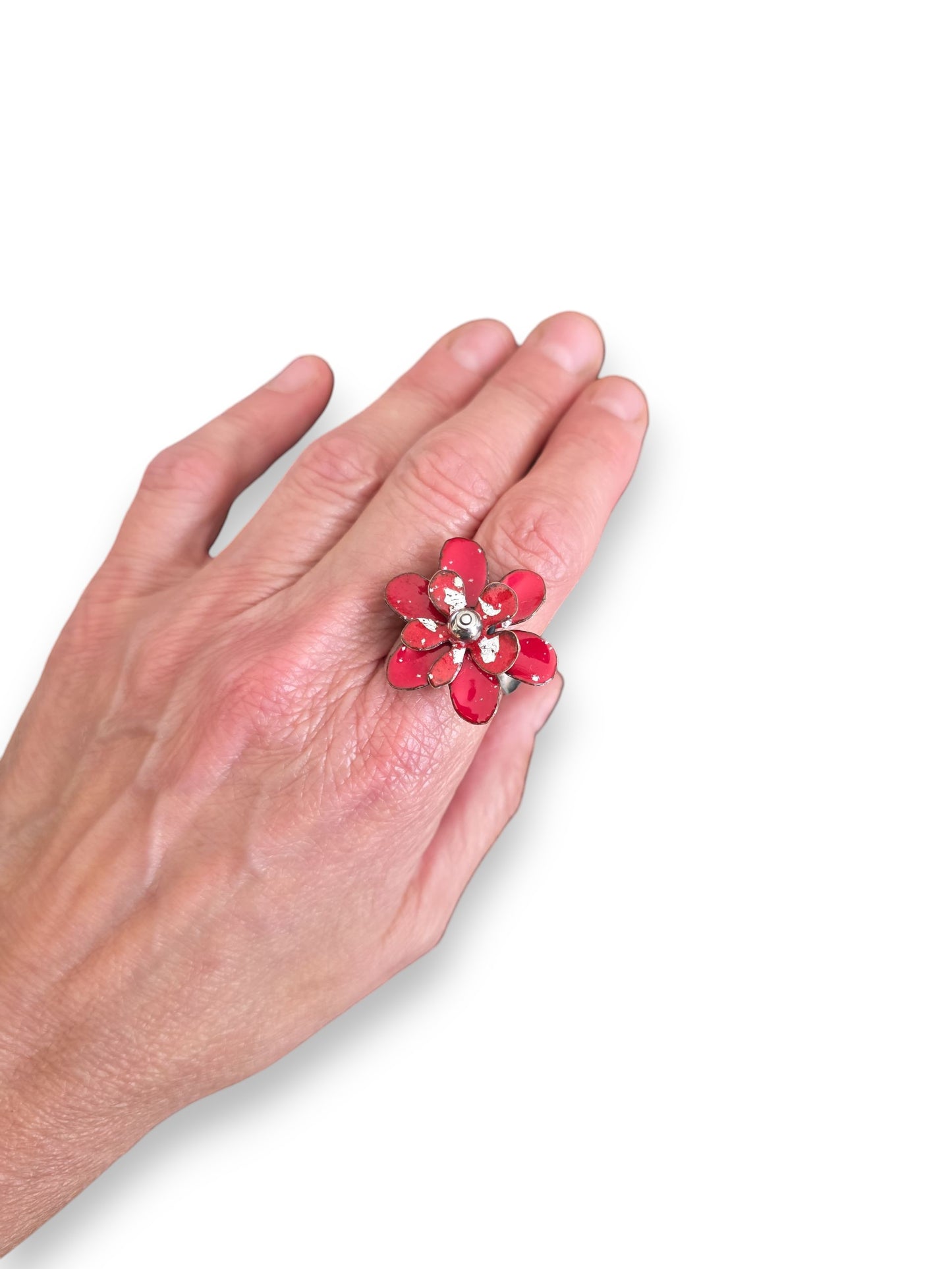 Red Blossom Ring
