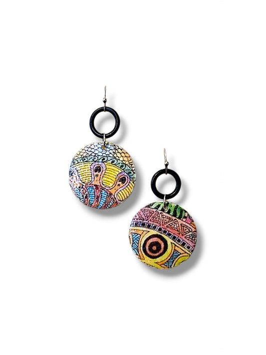 Kaleido Circles Earrings II