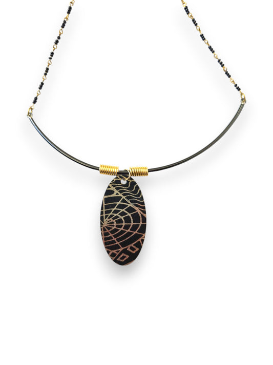 Oval LUXE Bar Necklace