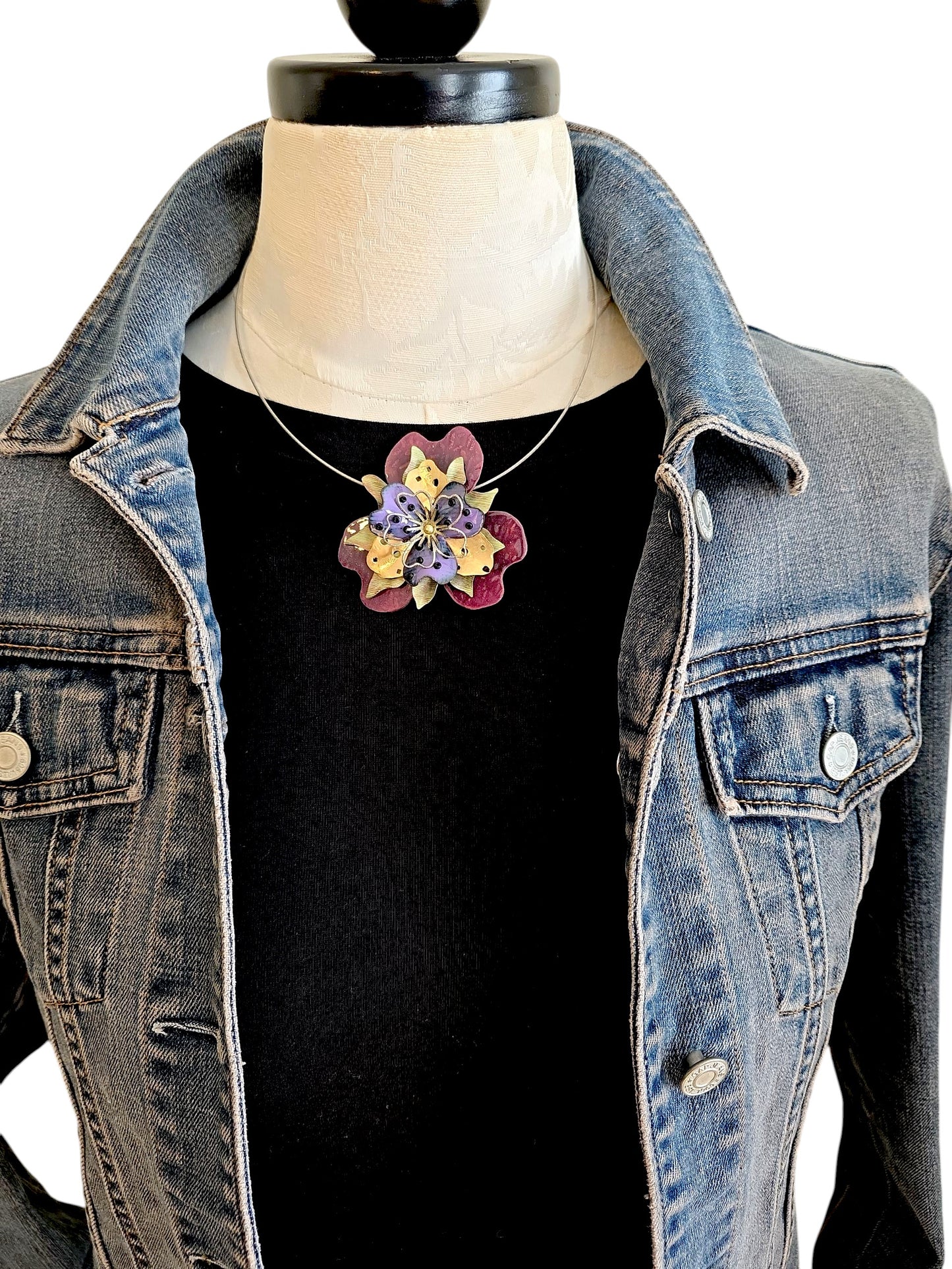 Fleur Purples Necklace