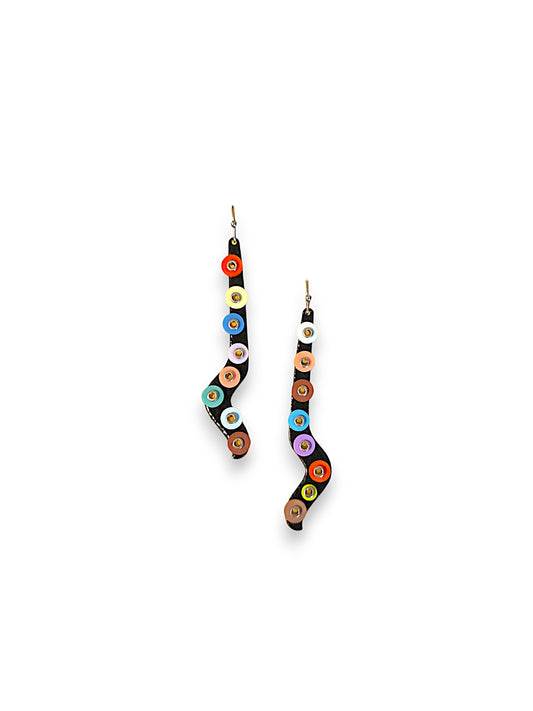 Confetti Petite Curved Earrings