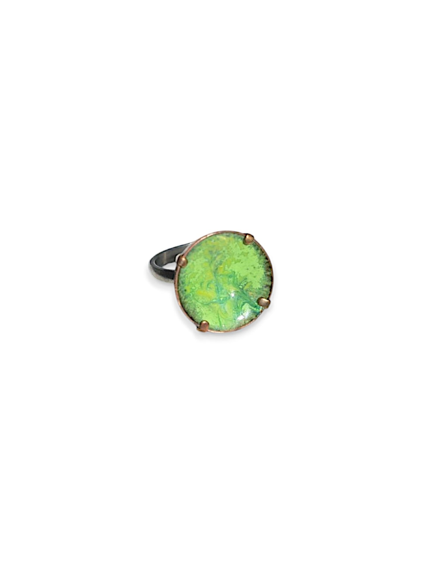 Classic Lime Green Ring