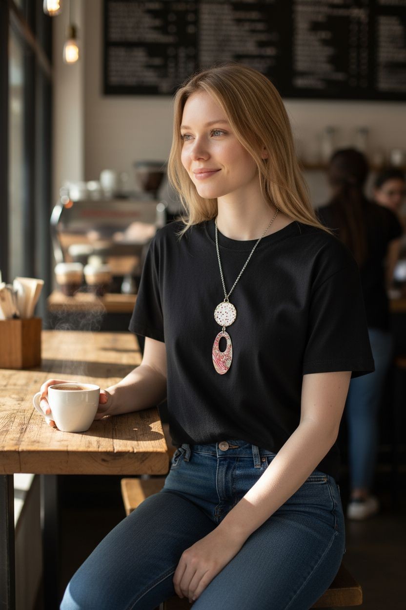 Coral Contours Necklace